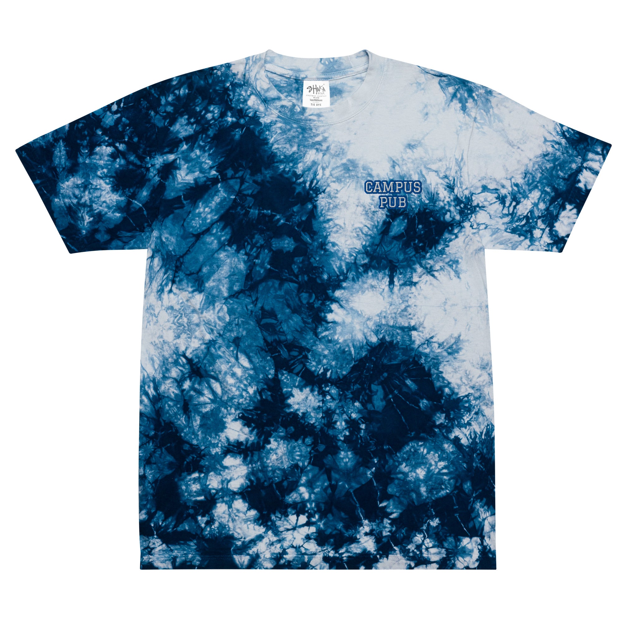 Oversized tie-dye t-shirt – Campus Pub Merch